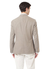 Cashmere wool double -breasted jacket
