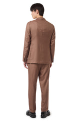 SINGLE BREASTED SUIT WITH PENCED PANTS