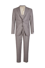 SINGLE BREASTED SUIT WITH PENCED PANTS