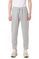 PANTALONE COTONE CASHMERE GESSATO