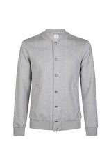 BOMBER FELPA COTONE CASHMERE GESSATO