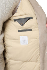 Suede leather jacket