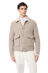 VELVET COLLAR JACKET