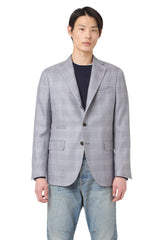 GIACCA MONOPETTO LANA SETA CASHMERE