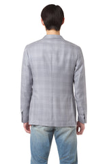 GIACCA MONOPETTO LANA SETA CASHMERE