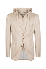 MP HOODED BIKER JACKET