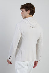 GIACCA CON PETTORINA LANA INTERLOCK
