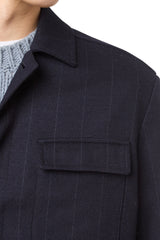 GIACCA-CAMICIA LANA GESSATA