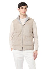 GILET REVERSIBILE SUEDE