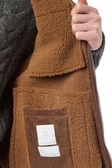 BIKER SHEARLING VEST