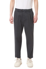 RELAX FIT PENCED TROUSERS