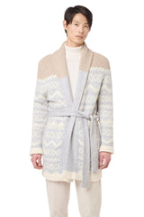 JACQUARD CARDIGAN SWEATER