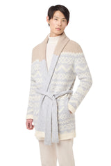 JACQUARD CARDIGAN SWEATER