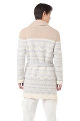 JACQUARD CARDIGAN SWEATER