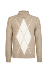DIAMOND TURTLENECK SWEATER