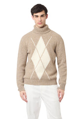 DIAMOND TURTLENECK SWEATER
