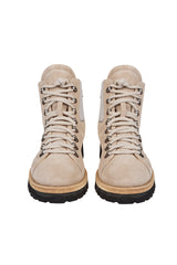 STIVALI SUEDE E PELLE GOMMATA