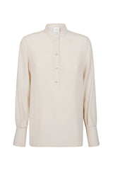 T-SHIRT GIROCOLLO CREPE DE CHINE DI SETA