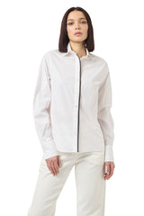 CAMICIA POPELINE COTONE STRETCH