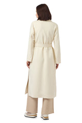 CAPPOTTO CON CINTURA LANA VERGINE UNITA