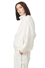 HIGH NECK SWEATSHIRT WITH INSERTS