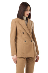 GIACCA DOPPIOPETTO LANA GESSATA