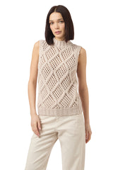 SLEEVELESS SWEATER