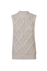 SLEEVELESS SWEATER