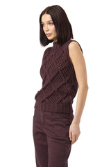 SLEEVELESS SWEATER