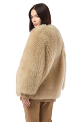 BOMBER IN SHEARLING SHEARLING + LANA