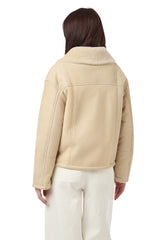 GIUBBINO IN PELLE SHEARLING AGNELLO