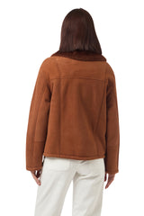 GIUBBINO IN PELLE SHEARLING AGNELLO