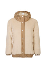 GIUBBINO TESSUTO TECNICO CON ALPACA LANA CASHMERE