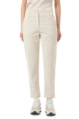 PANTALONE SLIM COTONE CASHMERE