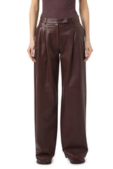PANTALONE IN PELLE NAPPA