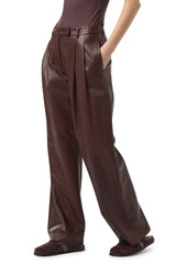 PANTALONE IN PELLE NAPPA
