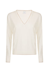 TIPPING V-NECK SWEATER