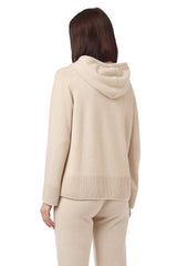 FULL ZIP TIPPING SWEATER