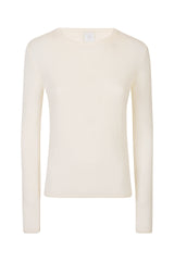 CREW NECK GAUZE SWEATER