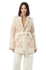 KIMONO IN MAGLIA CASHMERE JACQUARD