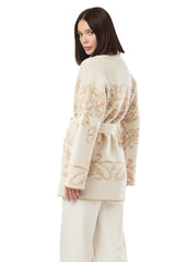 KIMONO IN MAGLIA CASHMERE JACQUARD
