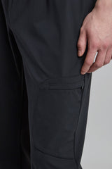 PLAIN POLYAMIDE ELASTANE TROUSERS