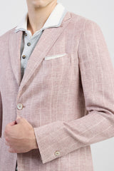 ABITO MONOPETTO LINO CASHMERE SETA