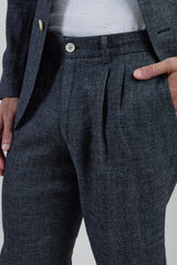 SINGLE-BREASTED LINEN SUIT