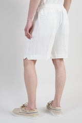 LINEN BERMUDA SHORTS