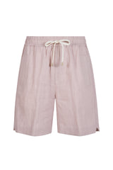LINEN BERMUDA SHORTS
