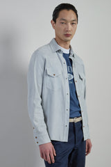 CAMICIA TEXAS SUEDE NAPPIZZATO