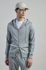 FELPA FULL ZIP SETA COTONE