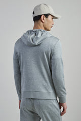 FELPA FULL ZIP SETA COTONE