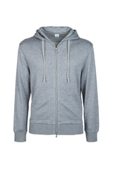 FELPA FULL ZIP SETA COTONE